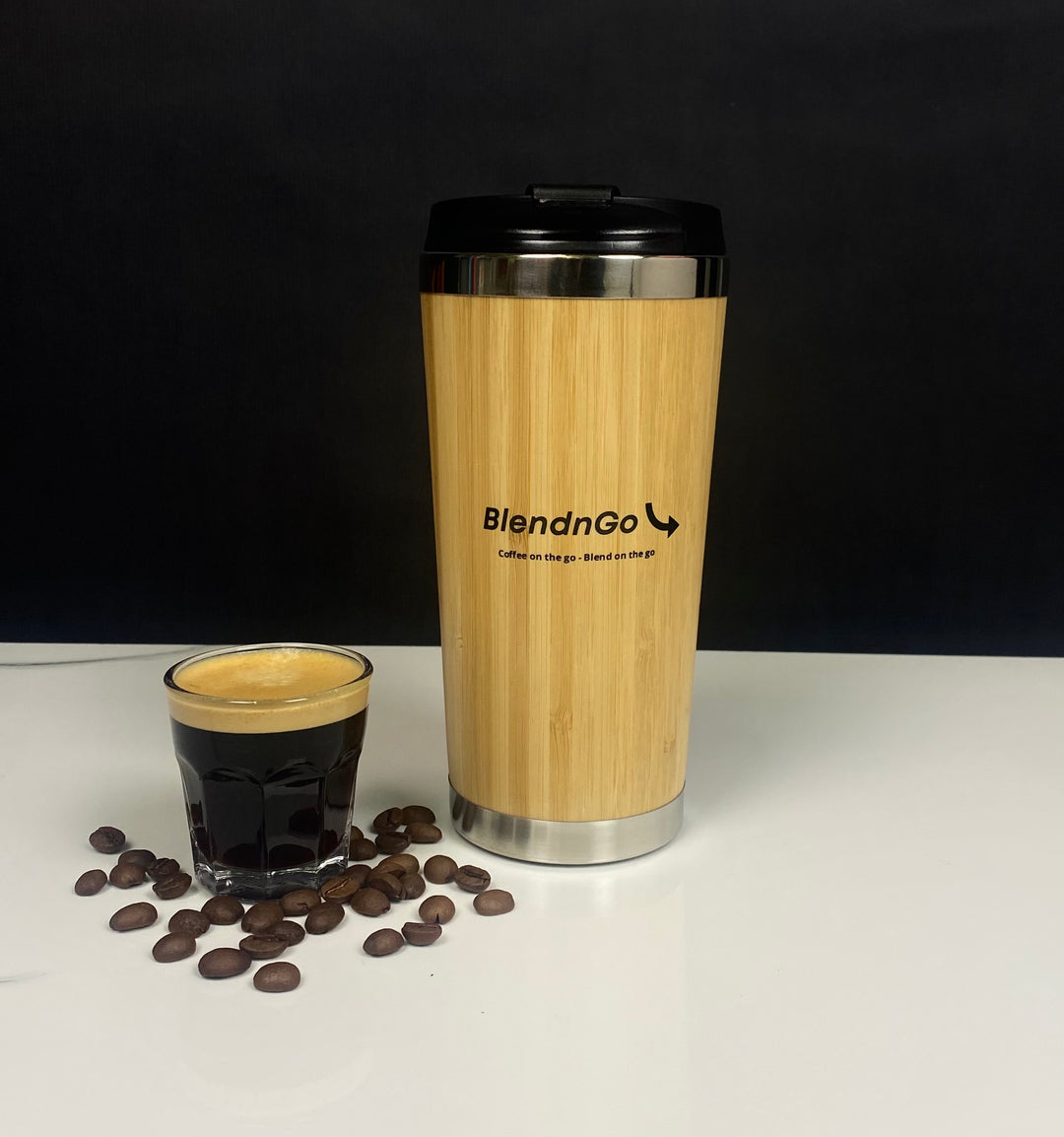 BlendnGo Bamboo Coffee Cup